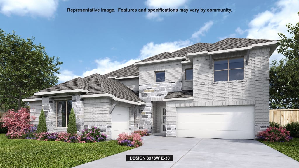 3978W House Plan in Walden Creek 60, Houston, Texas | Available to